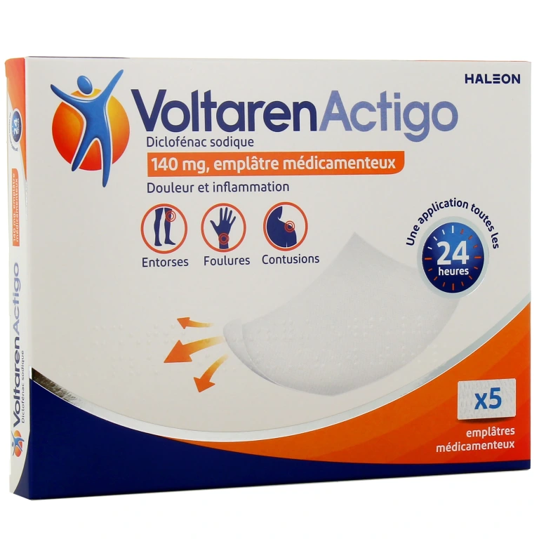 Voltaren Actigo Emplâtre Médicamenteux