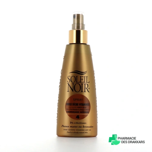 Soleil Noir Spray Huile Sèche Vitaminée Bronzage Intense