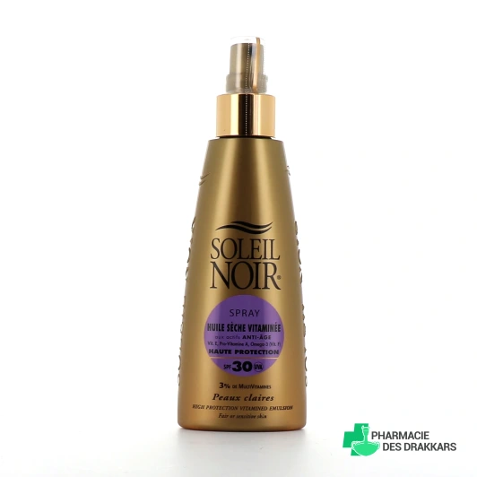 Soleil Noir Spray Huile Sèche Vitaminée SPF 30