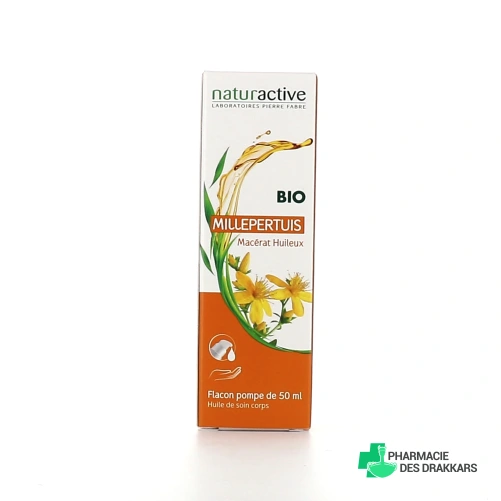 Naturactive Huile végétale de Millepertuis Bio
