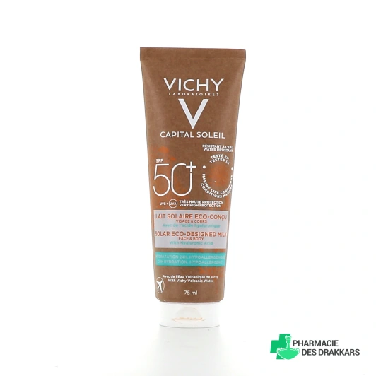 Vichy Capital Soleil Lait Solaire Eco-Conçu SPF 50+