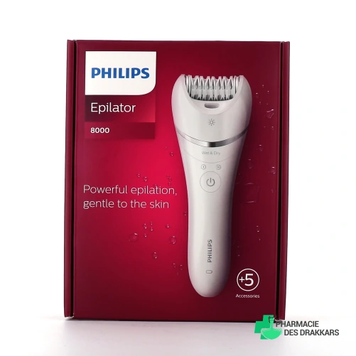 Philips épilateur Series 8000 étanche