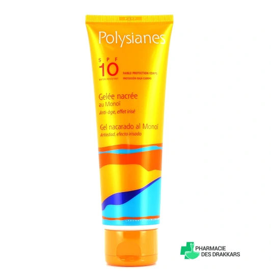 Polysianes SPF10 Gelée nacrée au Monoï 125ml