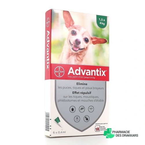Bayer Advantix Chien Anti-Parasites
