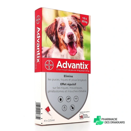 Bayer Advantix Chien Anti-Parasites