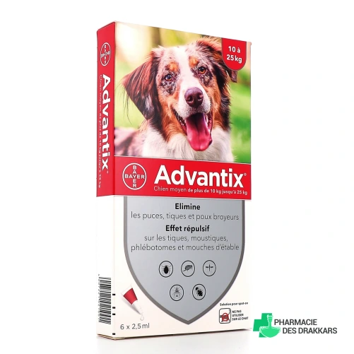 Bayer Advantix Chien Anti-Parasites