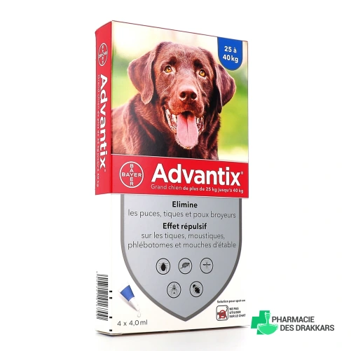 Bayer Advantix Chien Anti-Parasites