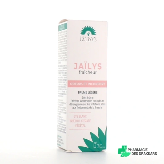 Jaïlys Fraîcheur Brume légère Odeurs et inconfort