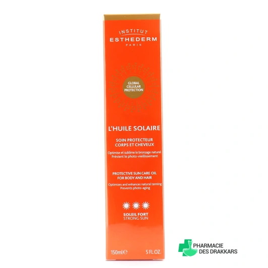 Institut Esthederm Huile Solaire Corps Et Cheveux