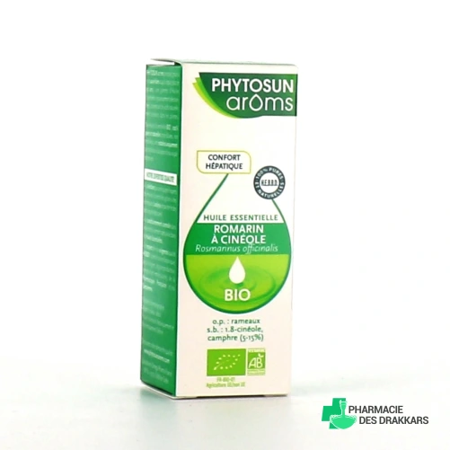 Phytosun Aroms Huile Essentielle de Romarin à Cinéole Bio