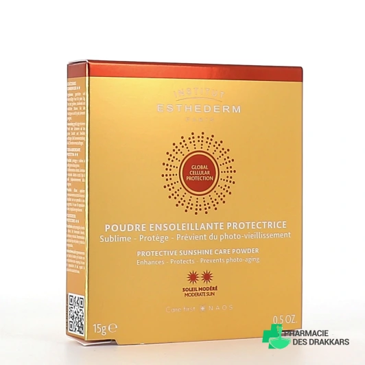 Institut Esthederm Poudre Ensoleillante Protectrice Soleil Modéré