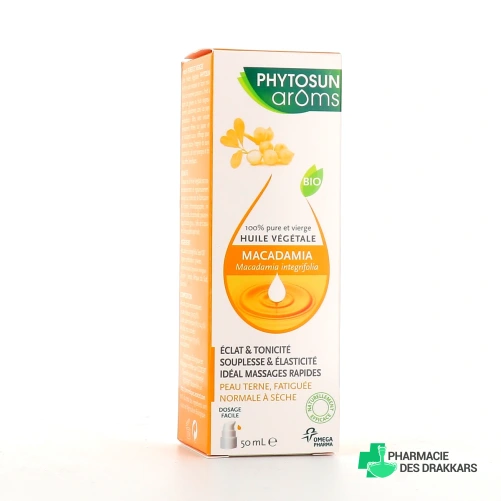 Phytosuns Arôms Huile Végétale Macadamia Bio