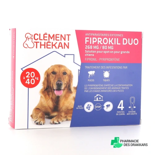 Fiprokil Duo Chien Spot-On Antiparasitaires