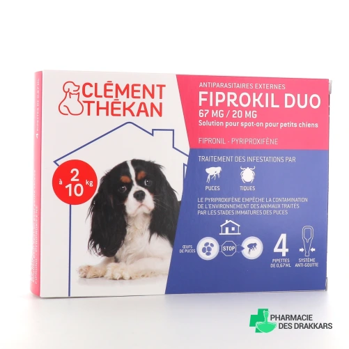 Fiprokil Duo Chien Spot-On Antiparasitaires