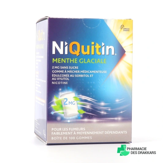 Niquitin 2mg menthe glaciale gommes