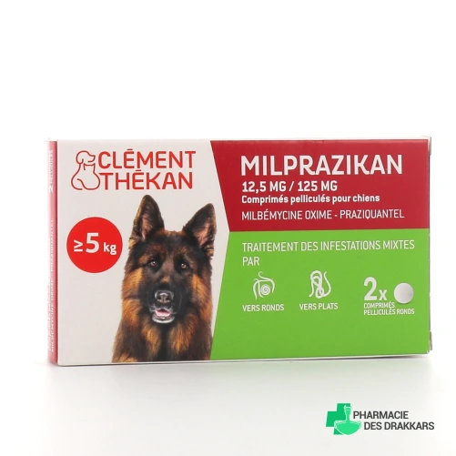 Milprazikan Vermifuge Chien