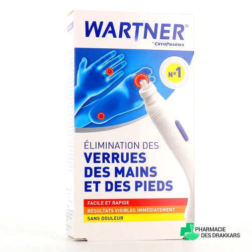Wartner Cryopharma Élimination des Verrues des Mains et des Pieds