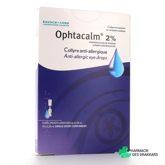 Ophtacalm 2% Collyre Anti-allergique