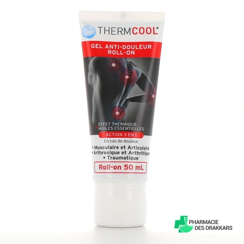 ThermCool Gel Anti-Douleurs Froid + Huiles Essentielles