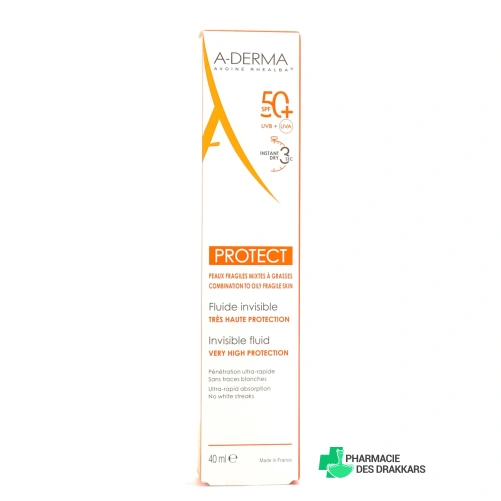 A-Derma Protect Fluide Invisible SPF 50+