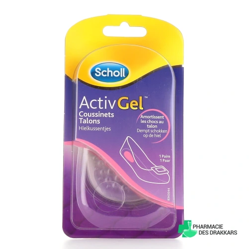 Scholl Activ Gel Coussinets Talons - Vue 360°