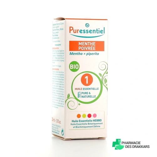 Puressentiel Huile Essentielle Menthe Poivrée Bio