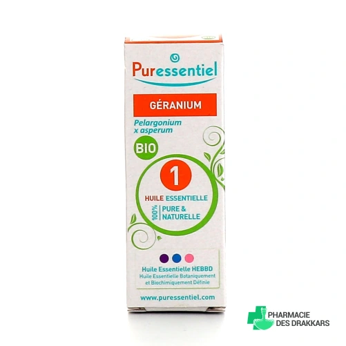 Puressentiel Huile Essentielle Géranium Bio