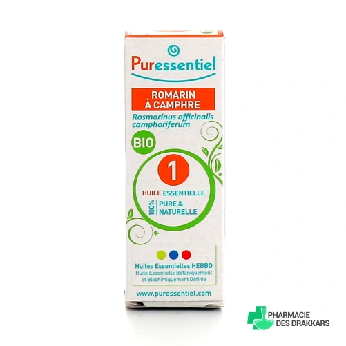 Puressentiel Huile Essentielle Romarin à Camphre Bio