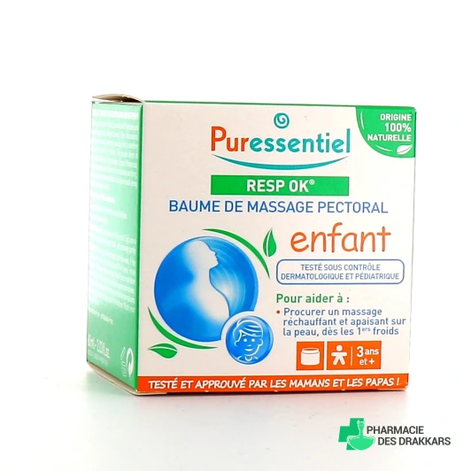 Puressentiel Resp'Ok Baume de massage pectoral enfant