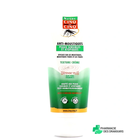 Cinq sur Cinq Crème anti-moustiques peaux sensibles