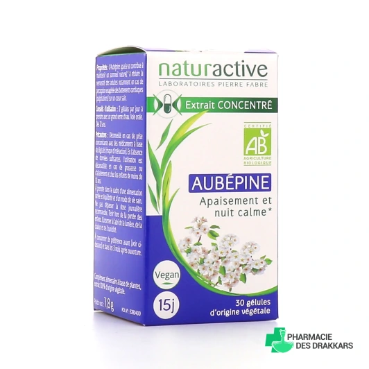 Naturactive Aubépine Apaisement et Nuit Calme Bio