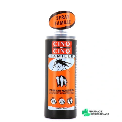 Cinq sur Cinq Famille Lotion anti-moustiques