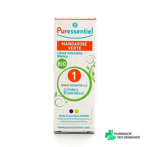 Puressentiel Huile Essentielle Mandarine Verte Bio