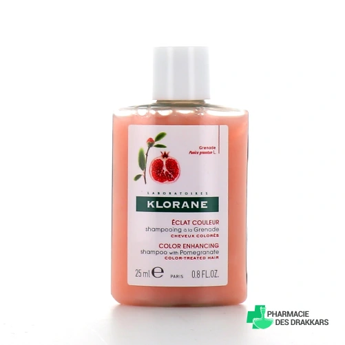 Klorane Shampoing Grenade Éclat Cheveux colorés