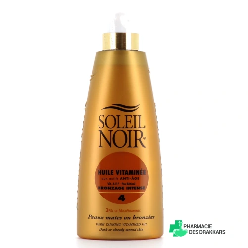 Soleil Noir Huile Vitaminée Bronzage Intense - Vue 360°