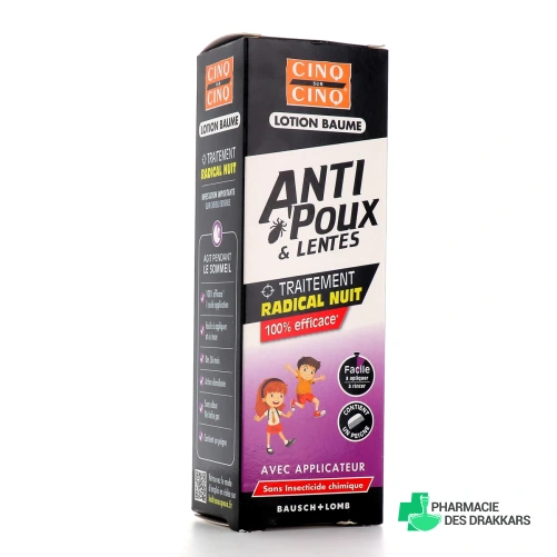 Cinq sur Cinq Lotion Baume Anti-poux et Lentes