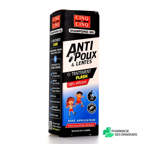 Cinq sur Cinq Shampooing Gel Anti Poux & Lentes