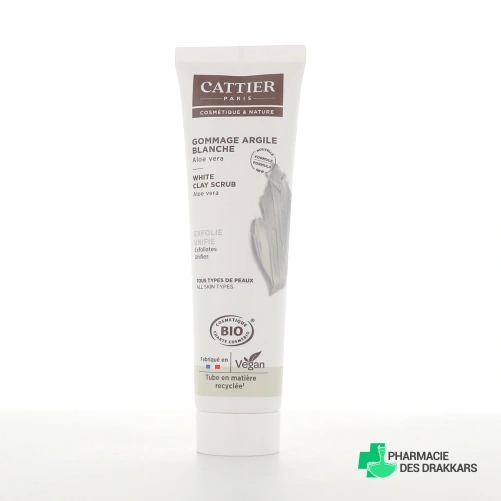 Cattier Gommage Argile Blanche Bio