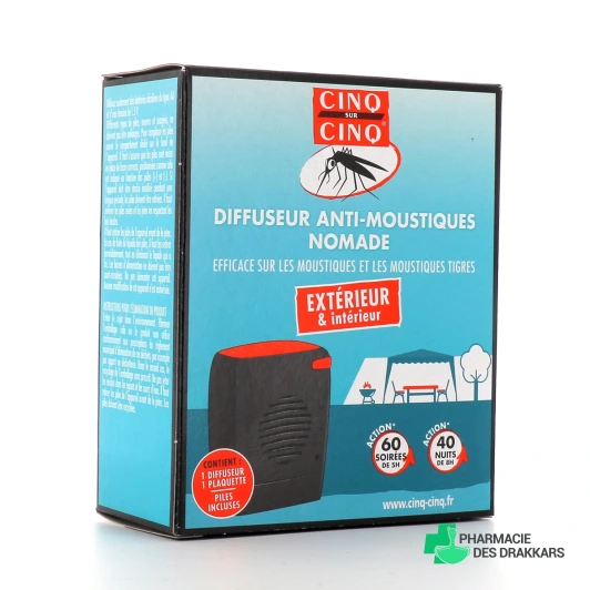 Cinq sur Cinq Diffuseur anti-moustiques nomade
