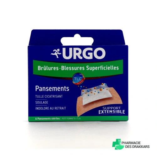 Urgo Pansements Brûlures et Blessures Superficielles