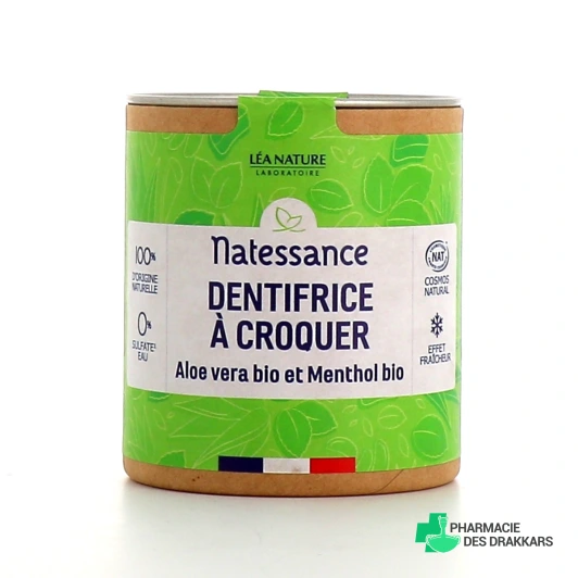 Natessance Dentifrice à Croquer 80 comprimés