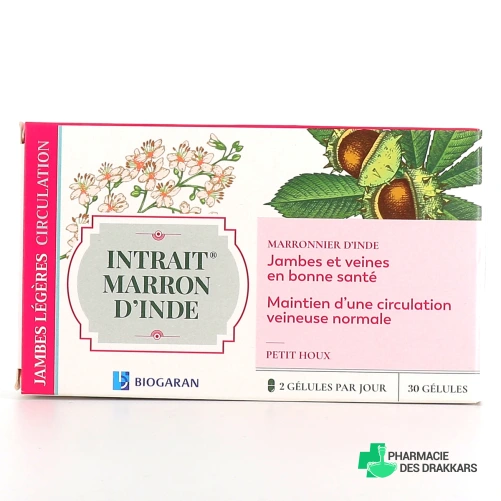 Intrait Marron d'Inde Petit Houx Circulation Jambes Légères
