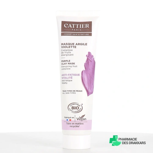 Cattier Masque Argile Violette Bio