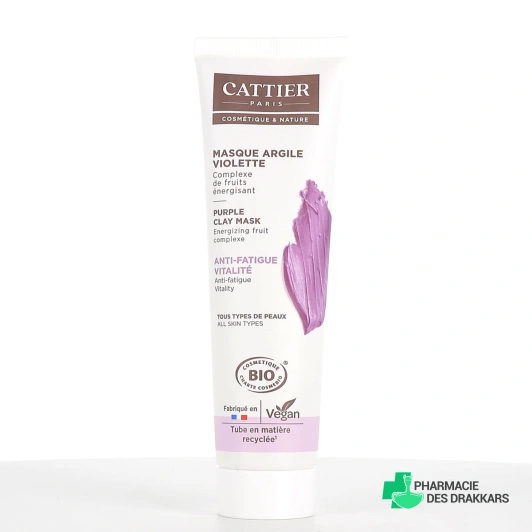 Cattier Masque Argile Violette Bio
