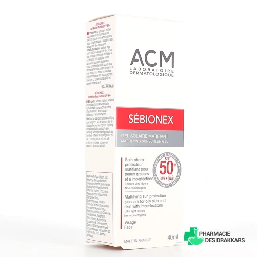 ACM Sébionex Gel solaire matifiant SP50+