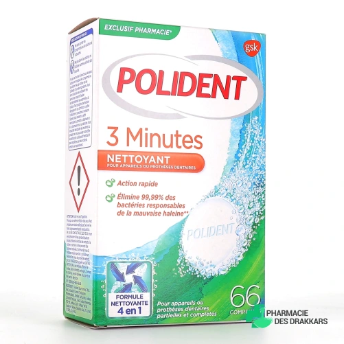 Polident 3 minutes Nettoyant