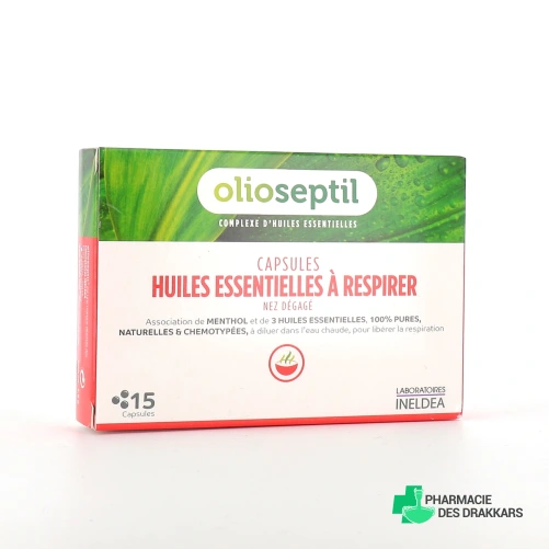 Olioseptil Huiles Essentielles à Respirer Nez Dégagé