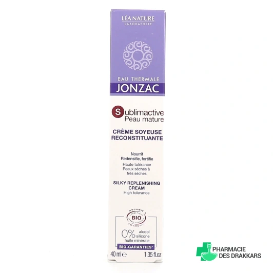 Jonzac Sublimactive Crème soyeuse reconstituante