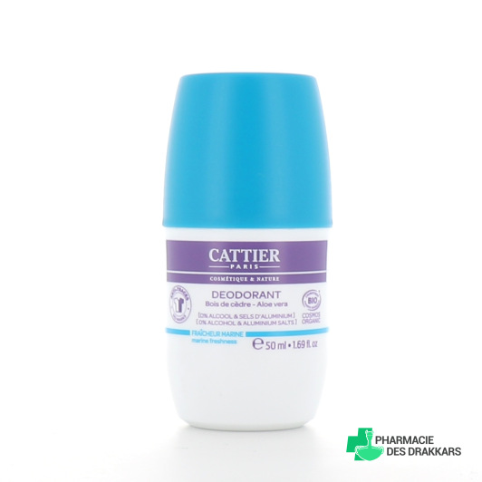 Cattier Déodorant Roll-On 24h Bio