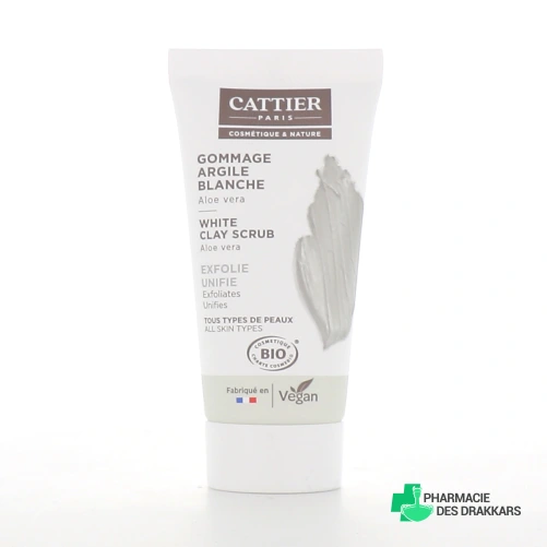 Cattier Gommage Argile Blanche Bio